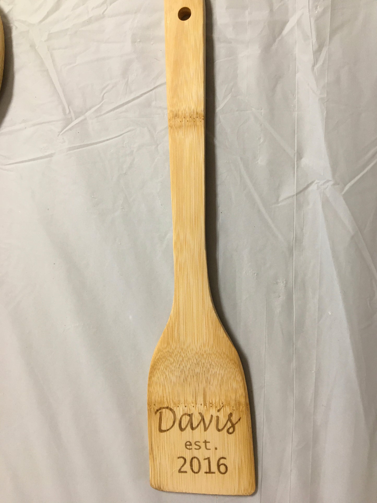Engraved Bamboo Utensils