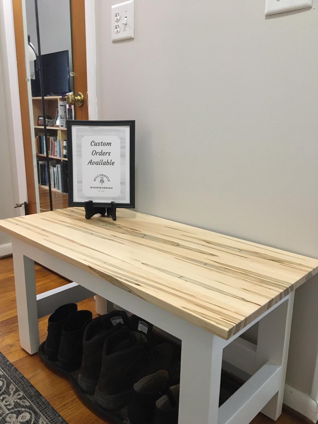 Ambrosia Maple Seat Bench